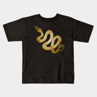 Scaley Yellow Snek Kids T-Shirt